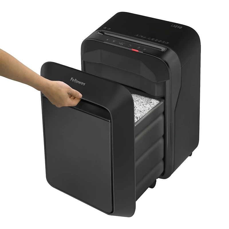 Fellowes Powershred® LX210 Micro-Cut Shredder (Black)