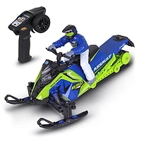 NKOK Polaris Switchback Assault Snowmobile Green/Blue