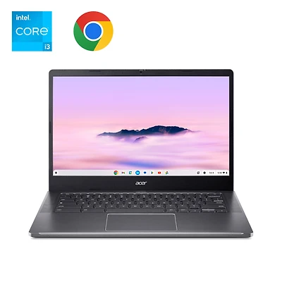 Acer Chromebook Plus CB514-4H-37CV 14” FHD IPS Intel Core i3-N305 8GB RAM 128GB eMMC Chrome OS, with 1 year of Gemini Advanced