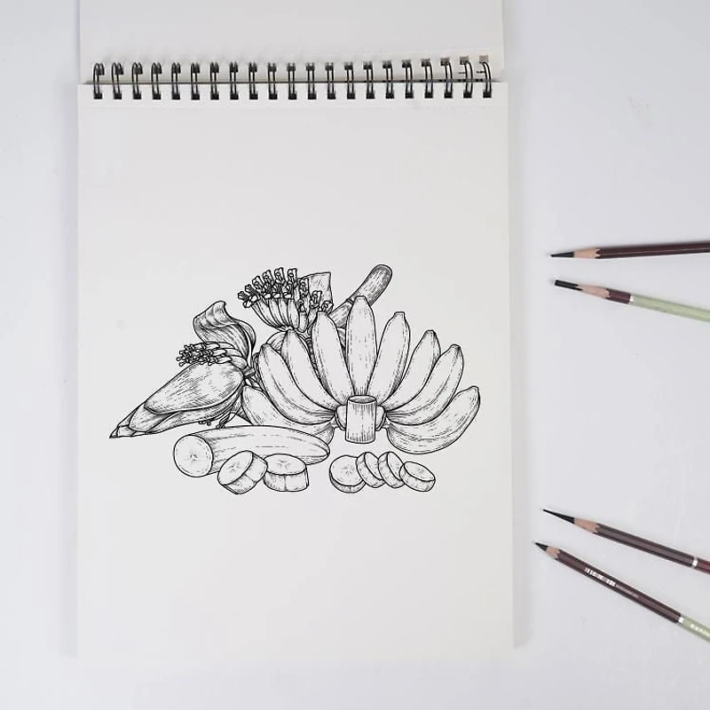 Carnet de croquis North Shore 11" x 14" Carnet à spirale 11" x 14"