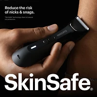 MANSCAPED® The Lawn Mower® 4.0 Pro Men's Groin & Body Hair Trimmer with Additional SkinSafe™ Replacement Blade, Men's Electric Shaver