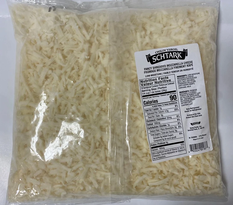 Schtark Shredded Mozzarella 2Lbs, MOZZARELLA