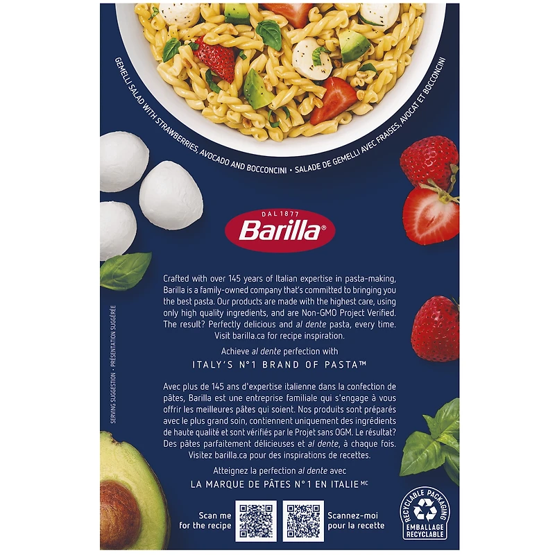 Pâtes Barilla Gemelli Barilla Gemelli 340g