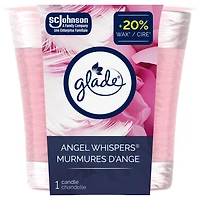 Glade® Scented Candle Air Freshener, Angel Whispers, 1-Wick Candle