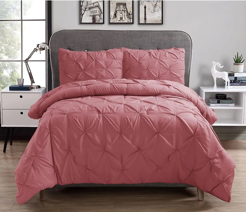 Swift Home Pintuck Comforter Set