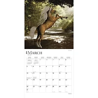BrownTrout Unicorns 2024 12x24 Inch Square Wall Calendar, 9781975465483