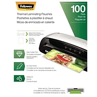 Thermal Laminating Pouches - Letter, 5 mil, 100 pack