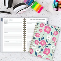 Agenda hebdomadaire Mead® 2026 à motif floral printanier