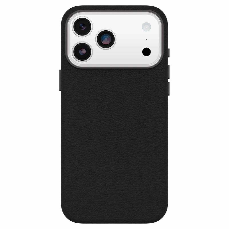 OtterBox Étui Symmetry Cactus Leather MagSafe avec Contrôle de la Caméra Noir Ash (Noir) pour iPhone Air