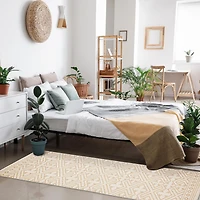Tapis ECARPET Style Jute pour Chambre à Coucher, Salon, Salle à Manger Collection Hampshire