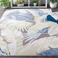 SAFAVIEH Sarasota Olivia Tapis Floral Intérieur/Extérieur