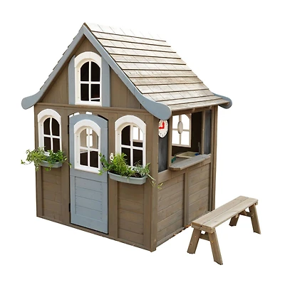 KidKraft Forestview II Wooden Playhouse with EZ Kraft Assembly™