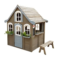KidKraft Forestview II Wooden Playhouse with EZ Kraft Assembly™