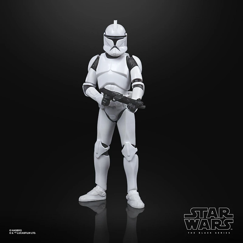 Star Wars The Black Series Phase I Clone Trooper Toy 6-Inch Scale Star Wars: The Clone Wars Collectible Action Figure, Kids Ages 4 and Up