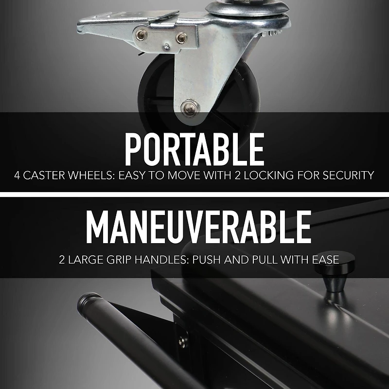 Permasteel Refroidisseur de Patio de Style Antique 80QT - Noir