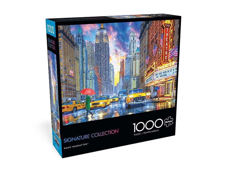 Buffalo Games - Signature Collection - Rainy Manhattan - 1000 Piece Jigsaw Puzzle