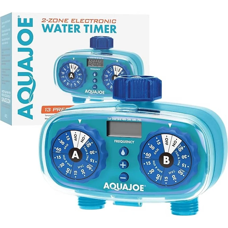 Aqua Joe AJ-ET2Z Minuterie électronique à 2 zones