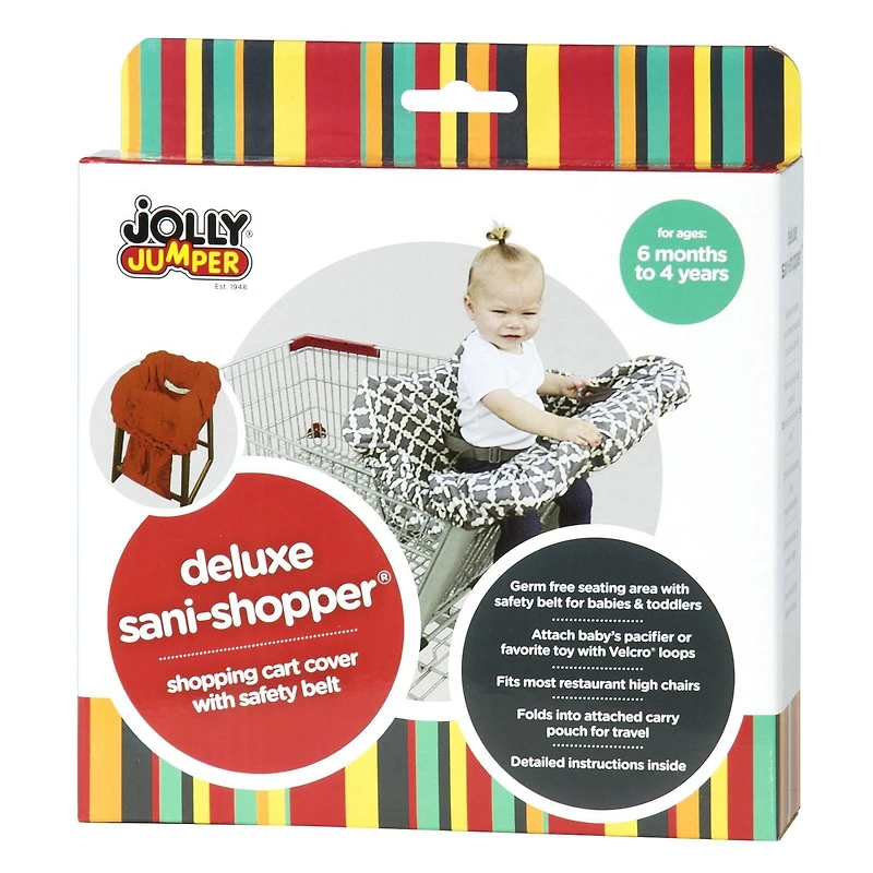 Housse pour chariot de magasin avec ceinture de sécurité de Jolly Jumper