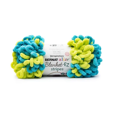 "Bernat® Fil à Rayures Alize® Couverture-Ez™, Polyester #7 Jumbo, 6,3 Oz/180 G, 18 Yards"