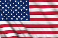 The United States Of America - Flag Wall Poster, 22.375" x 34"