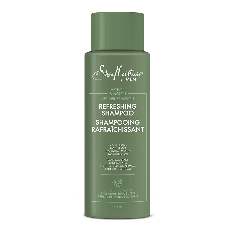 SheaMoisture Men Shampoo Refreshing Vetiver & Neroli, 444 ml