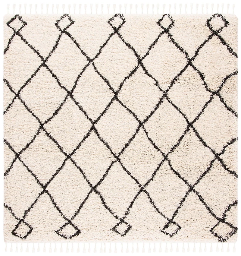Safavieh Moroccan Fringe Lavern Tapis Géométrique Shag