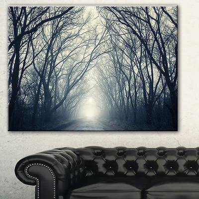 Tableau de photographie moderne imprimé sur toile Design Art foret d'automne