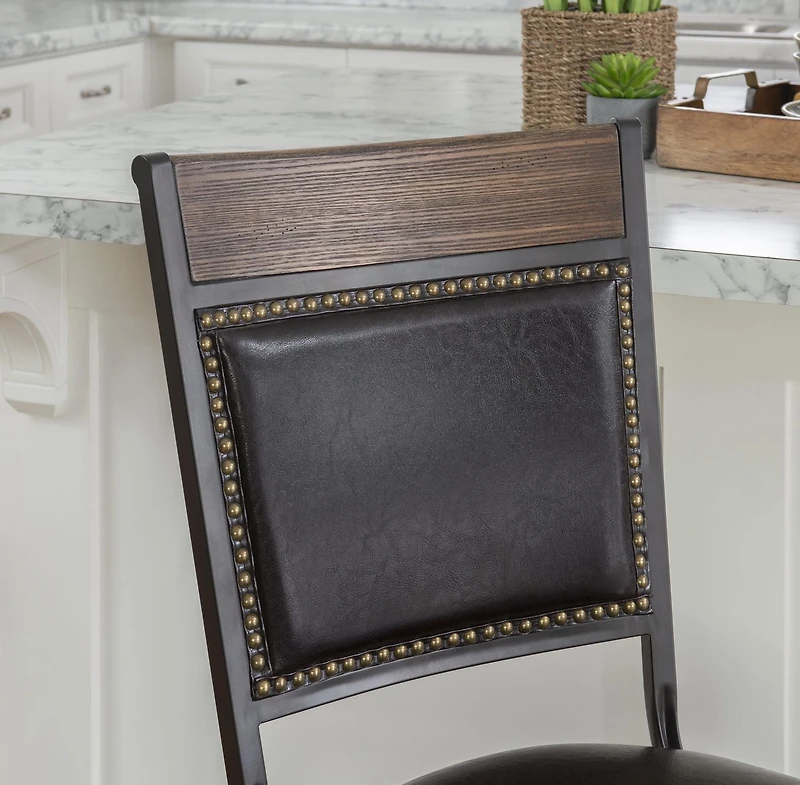 Tabouret de comptoir pivotant Trager