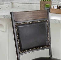 Tabouret de comptoir pivotant Trager