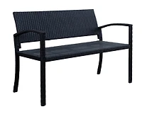 Patioflare Jackie Wicker Patio Bench