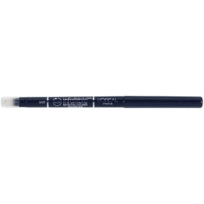 L'Oréal Paris Traceur Infallible Original, Crayon traceur mécanique avec estompeur intégré, Marine