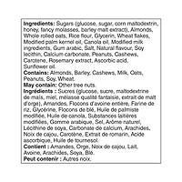 Barres tendres aux noix sucrées et salées aux amandes Great Value 5 barres, 175 g