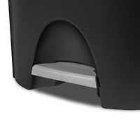 Sterilite 25 Liter Black Step Can, 25 Liter