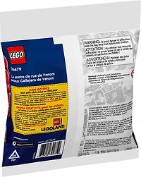 LEGO Marvel Venom Street Bike Building Toy, Motorcycle Toy with Venom Minifigure, 30679, Includes 53 Pieces, Ages 7+