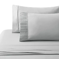 Literie toutes saisons Marina Decoration, ultra douce, soyeuse et zippée, en rayonne de bambou, couleur argent