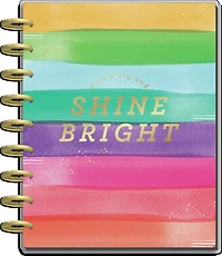 The Happy Planner Classic Shine Bright 18 Month Planner, July 2021 - December 2022, THP Shine Bright 18Mo Plnr