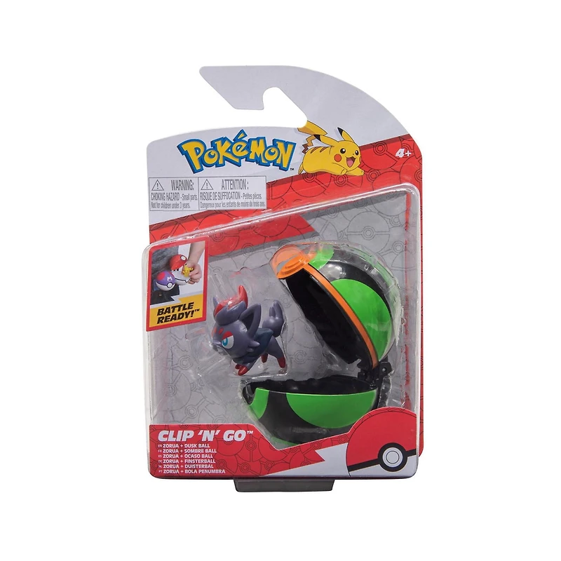 Pokémon Clip 'N' Go - Zorua + Dusk Ball