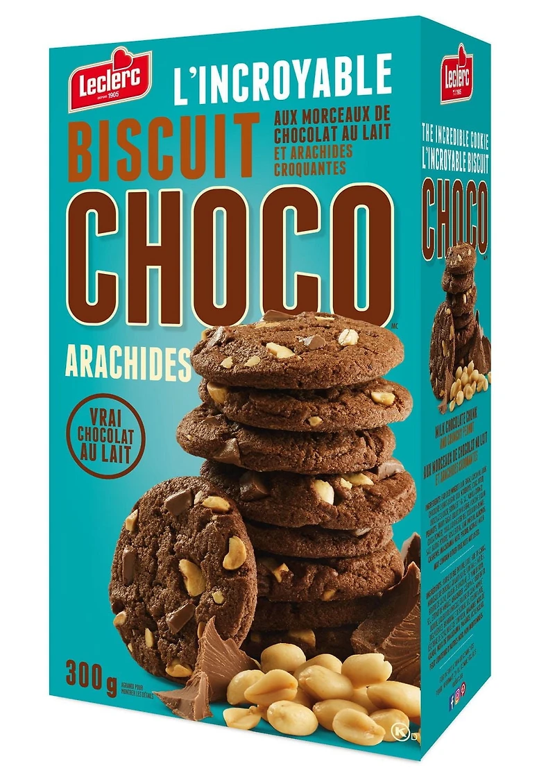 Choco Peanut Cookies with Milk Chocolate Chunk and Crunchy Peanut