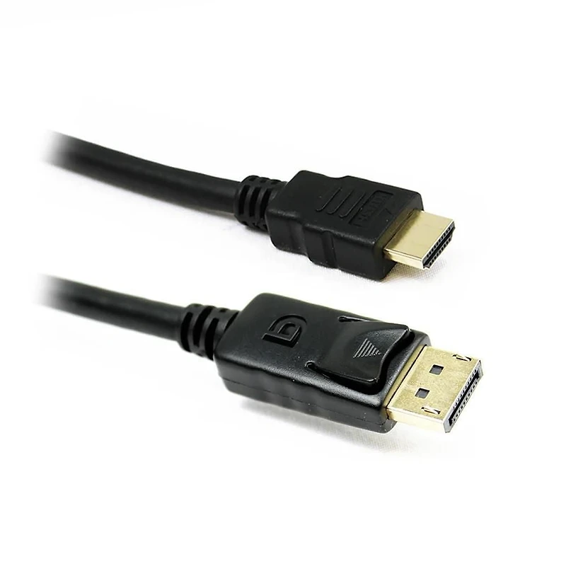 Bluediamond Displayport to HDMI Cable, DP 2.1, HDMI 2.1, Dymanic HDR, 1920x1200 / 1080P (Full HD), Male to Male, Back