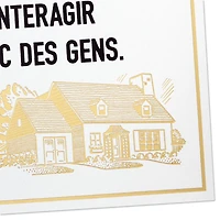 Carte de fête comique – Hallmark (J'ai dû sortir de chez moi)