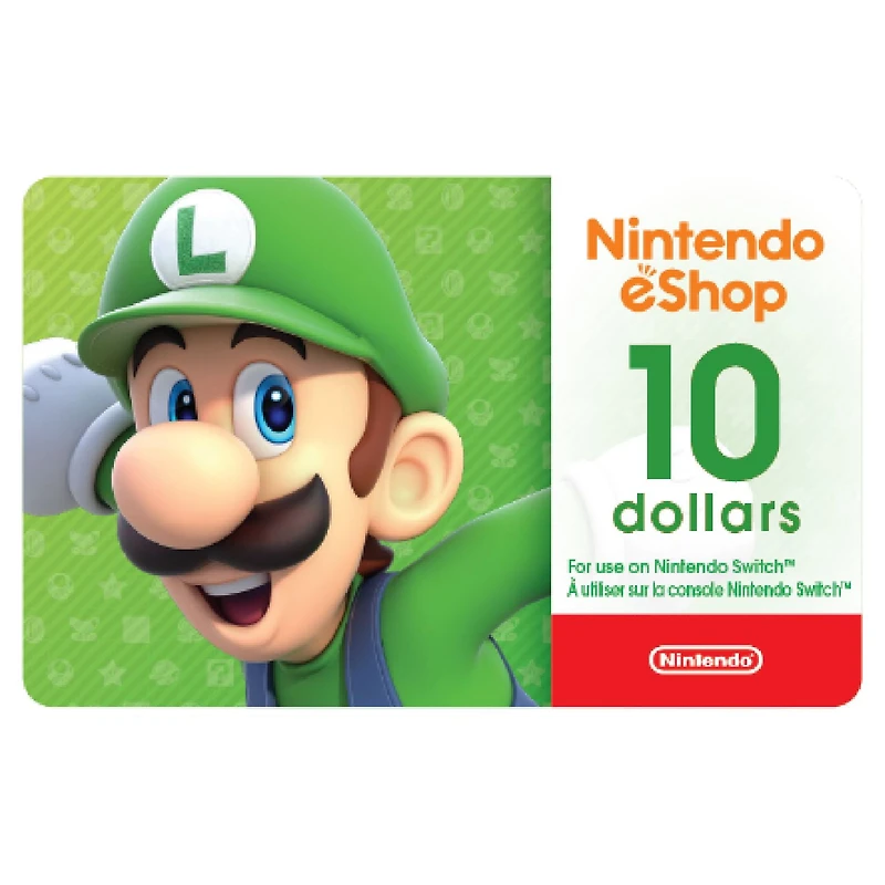 Nintendo eShop $10 Carte-Cadeau (Code Numérique)
