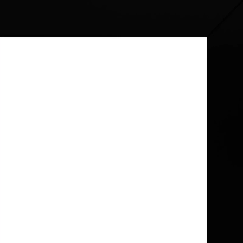 Hometrends Miroir en aluminium pleine longueur, 27x70po, noir brossé