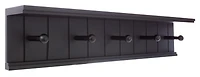 kieragrace Kian Wall Shelf with 5 Pegs