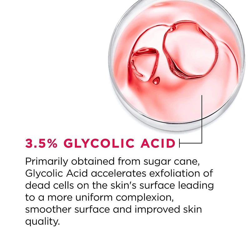 L'Oréal Paris Gel Nettoyant pour le visage à 3,5% d'Acide Glycolique Pur | Revitalift Triple Power LZR, 200 ml