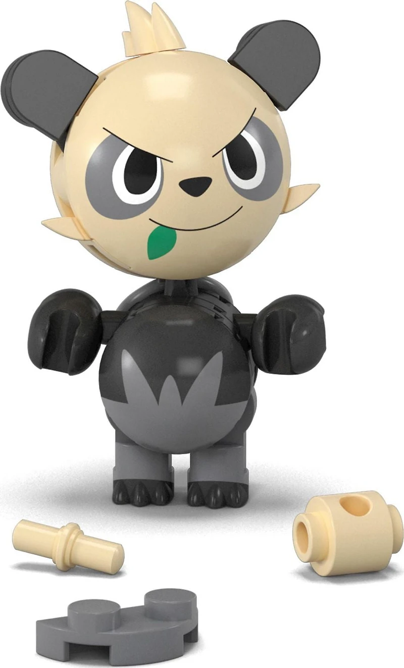 MEGA Pokémon Pancham Building Toy Kit, Poseable Action Figure (26 Pieces) for Kids