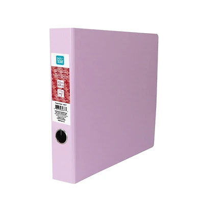 Pen + Gear Reliure en polyéthylène ultra-robuste de 1,5 », anneau en D, PURPLE