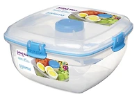 Contenant pour la conservation des aliments Salade Max de Sistema To Go 1,63 L, Les couleurs variées