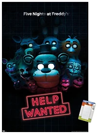 Five Nights at Freddy's - Help Wanted Wall Poster, 22.375" x 34"