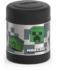 Thermos Kids Stainless Steel Vacuum Insulated FUNtainer Food Jar, 295 ml, Mincecraft, Minecraft FUNTAINER Food Jar