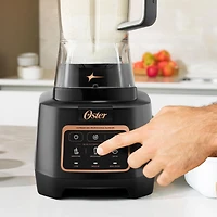 Oster Extreme Mix Blender, 1500 Watt High Speed Blender with 10-Point Blade, 8-Cup Kitchen Blender with Auto Programs